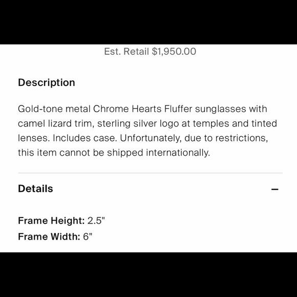 CHROME HEARTS SUNGLASSES 🔥 - Picture 7 of 8